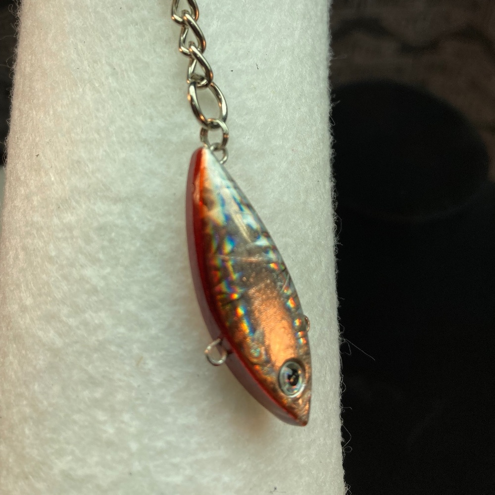 Fish lure keychain